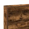vidaXL Storage Headboard with Shelf Smoked Oak 160 cm Engineered Wood
