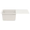 vidaXL Sink White 670 x 460 mm 80% Quartz and 20% Resin