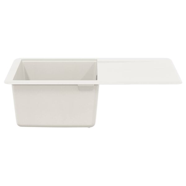 vidaXL Sink White 670 x 460 mm 80% Quartz and 20% Resin