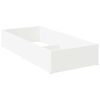 vidaXL Bed Surround for Adjustable Bed Base White 80 x 200 cm