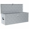 vidaXL Aluminium Box 110.5x38.5x40 cm Silver