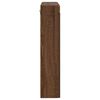 vidaXL Bathroom Mirror Cabinet TULUM Brown Oak 60 x 16.5 x 78 cm