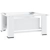 vidaXL Washing Machine Pedestal with Drawer White