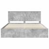 vidaXL Bed Frame with Headboard Concerte 180 x 200 cm Solid Pine Wood