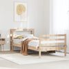 vidaXL Bed Frame without Mattress 90x190 cm Single Solid Wood Pine