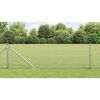 vidaXL Fence Post Silver 100 x 0.6 m (16 x 16 mm mesh) Steel