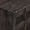 vidaXL Sideboard Black 60x35x75 cm Solid Mango Wood