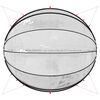 vidaXL Pool Dome Folding Manual Transparent 546 x 516 x 250 cm PVC