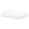vidaXL Bed Frame without Mattress White Solid Wood 160x200 cm