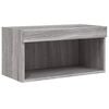 vidaXL 5 Piece TV Wall Units with LED Grey Sonoma Engineered Wood