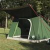 vidaXL Camping Tent with Roof Green 282 x 225 x 154 cm Taffeta
