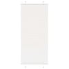 vidaXL Pleated Blind White 85x200 cm Fabric Width 84.4 cm Polyester
