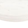 vidaXL Table Top Round White Ø30x3 cm Solid Wood Pine
