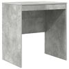 vidaXL Desk with Drawer 2 pcs Concrete Grey