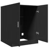 vidaXL Washing Machine Cabinet Black 71x71.5x91.5 cm
