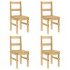 vidaXL 5 Piece Dining Set Panama Solid Wood Pine