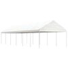 vidaXL Gazebo with Roof White 13.38x4.08x3.22 m Polyethylene