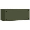 vidaXL Wall Cabinet for Garage with Gas-lift Door Olive green