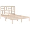 vidaXL Bed Frame without Mattress Solid Wood 140x200 cm