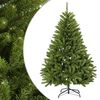 vidaXL Artificial Hinged Christmas Tree 180 cm PVC Light Green