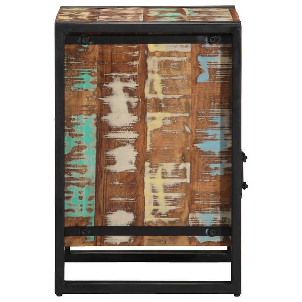 vidaXL Bedside Cabinet 40x40x59 cm Solid Wood Reclaimed