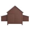vidaXL Chicken Coop Brown 157x97x110 cm Wood