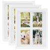 vidaXL 3D Box Photo Frames 3 pcs White 28x35 cm for 4x
