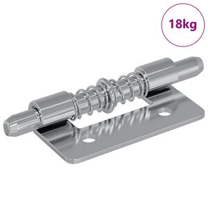 vidaXL Latch 1800 pcs Silver 46 x 17 x 1.2 mm Steel