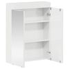 vidaXL Bathroom Mirror Cabinet TULUM High Gloss White Engineered Wood