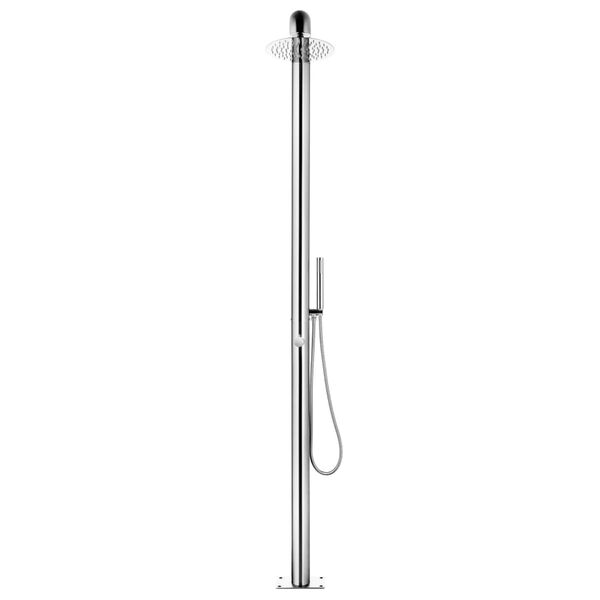 vidaXL Garden Shower 225 cm Stainless Steel