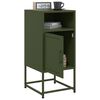 vidaXL Bedside Cabinets 2 pcs Olive Green 36x39x78 cm Steel