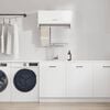 vidaXL Wardrobe White 70x32.5x35 cm Engineered Wood