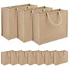 vidaXL Jute Handbags 10 pcs Natural 42 x 33 x 19 cm 100% Tossa Jute