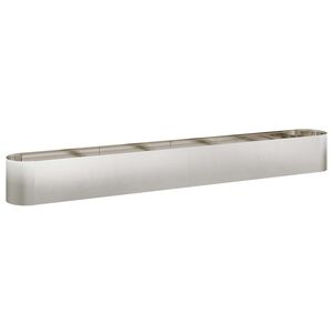 vidaXL Raised Garden Bed Stainless Steel 360 x 40x 40 cm