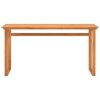 vidaXL Desk 120x45x75 cm Solid Wood Teak