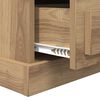 vidaXL Bedside Cabinet Artisan Oak 36 x 43 x 60 cm Engineered Wood