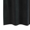 vidaXL Blackout Curtains 2 pcs Black 140 x 245 cm Velvet
