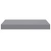 vidaXL Floating Wall Shelves 2 pcs Grey 40x23x3.8 cm MDF