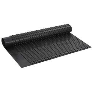 vidaXL Dimpled Drainage Sheet Black 1 x 10 m HDPE