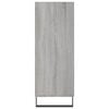 vidaxL Shelf Cabinet Grey Sonoma 69.5x32.5x90 cm Engineered Wood