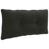 vidaXL Back Cushion PUTTEN 100% Polyester Black 70 x 40 x 10 cm