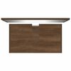 vidaXL Bathroom Furniture Set Brown Oak Engineered Wood
