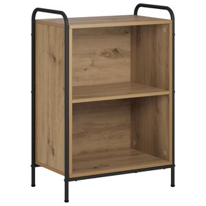 vidaXL Book Cabinet 55.5 x 33 x 80 cm Engineered Wood Artisan Oak
