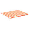 vidaXL Awning Replacement Fabric Yellow and Orange 4x3 m Polyester