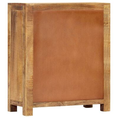 vidaXL Sideboard 65x30x75 cm Solid Rough Mango Wood