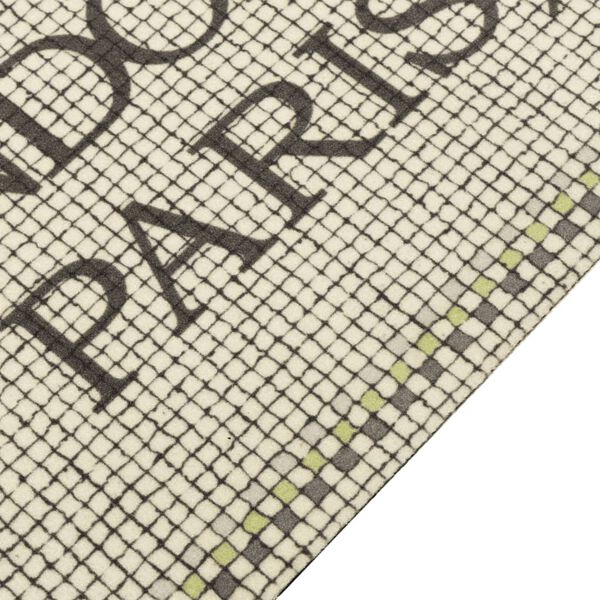 vidaXL Kitchen Rug Washable Capital Home 60x180 cm Velvet