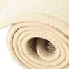 vidaXL Bed Carpets Shaggy High Pile 3 pcs Cream