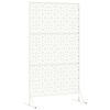 vidaXL Privacy Screen White Steel