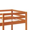 vidaXL Loft Bed Frame without Mattress Wax Brown 80x200cm Solid Wood Pine