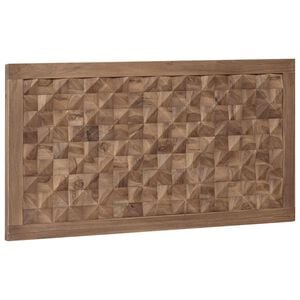 vidaXL Headboard Natural Solid Teak Wood
